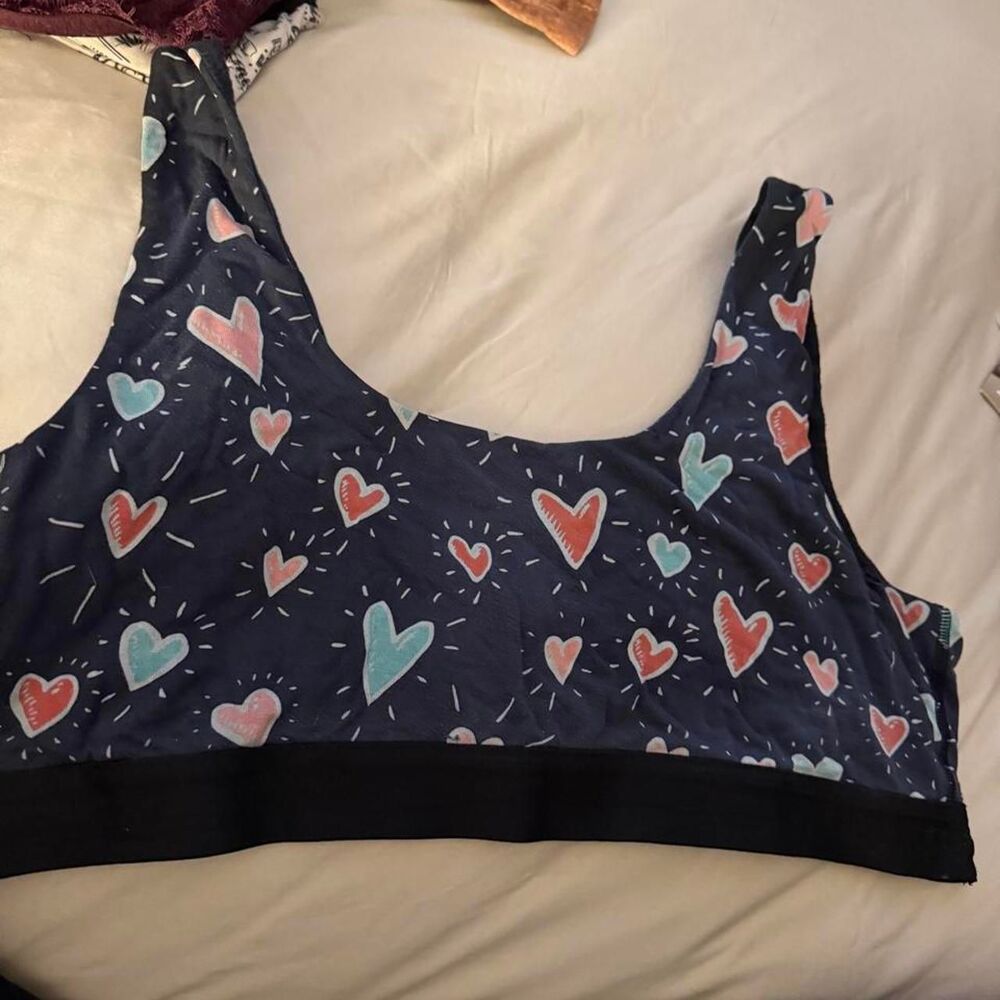 Unbranded Women's Navy and Blue Bra
